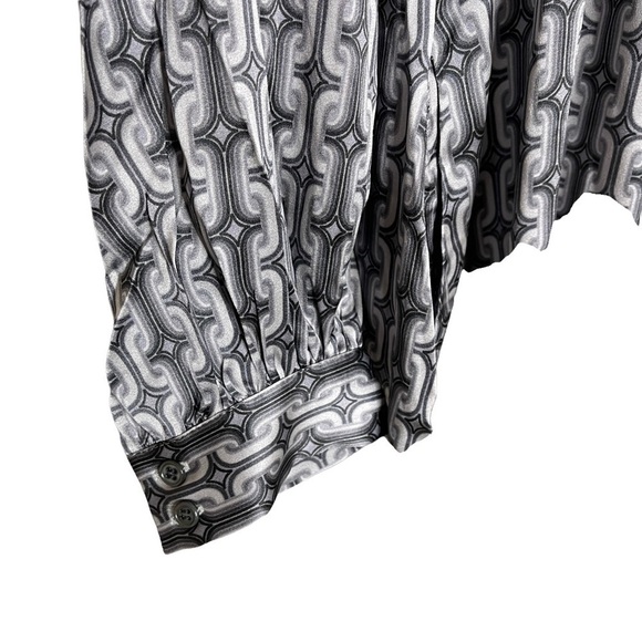 Dea Kudibal SERENITY Silk Chains Grey Dress Women’s Size Large - Picture 8 of 12